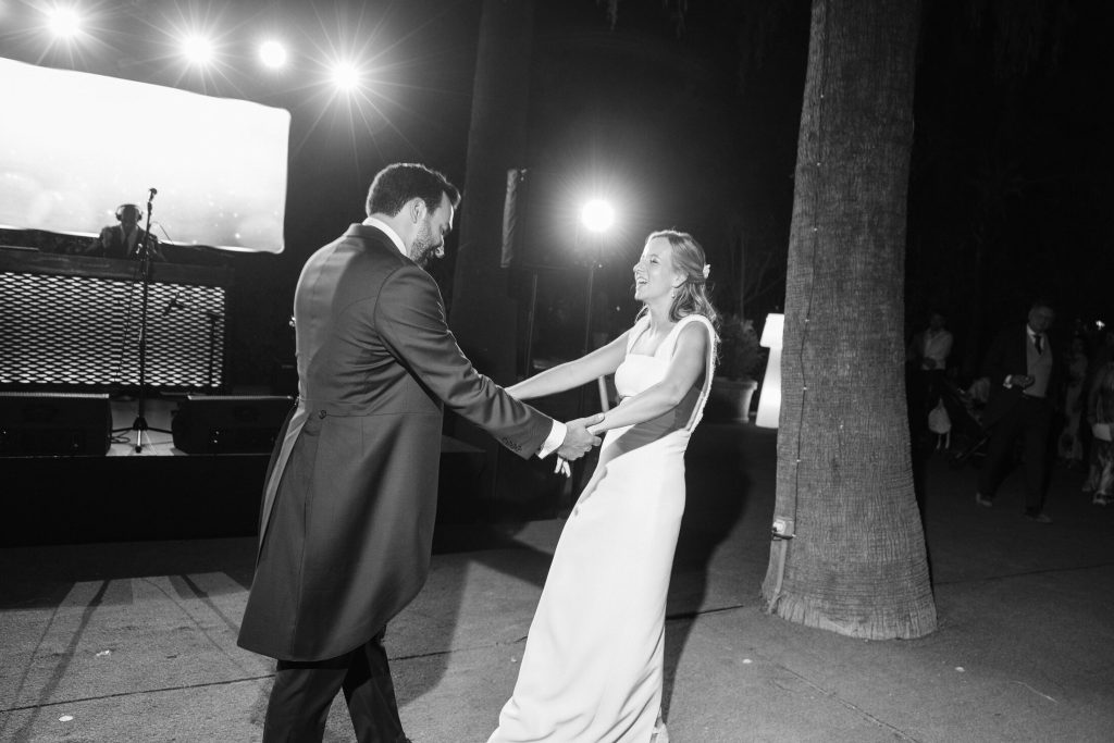 Primer baile de los novios en la celebración