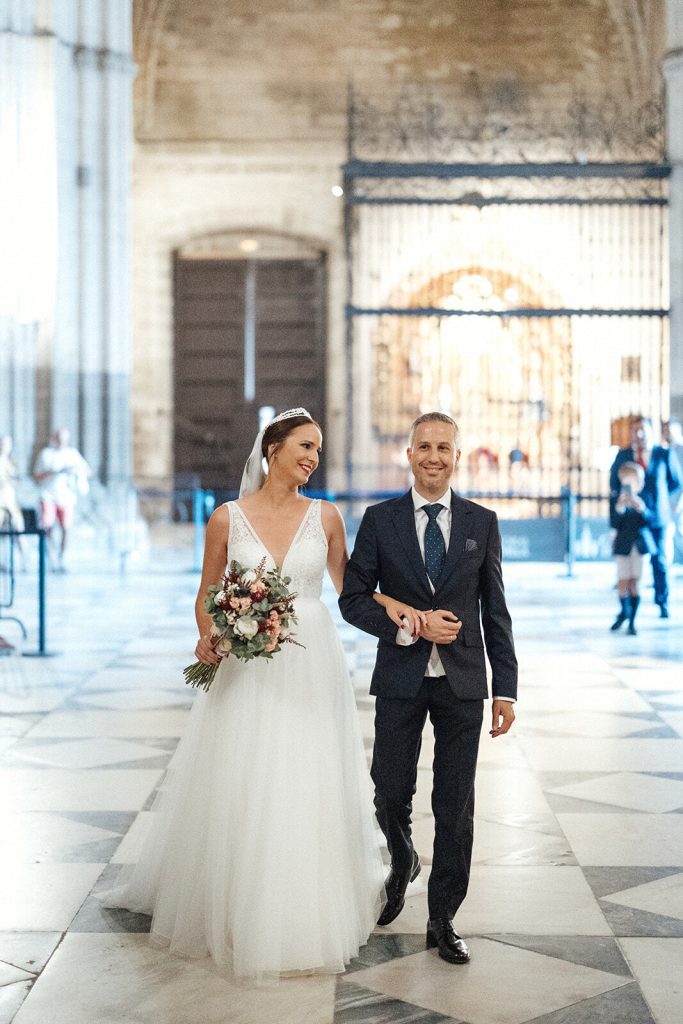Boda religiosa de Carmen e Iván en la Catedral de Sevilla