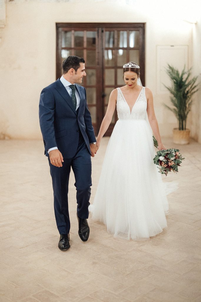 "Patios de Hacienda La Soledad en la boda de Carmen e Iván