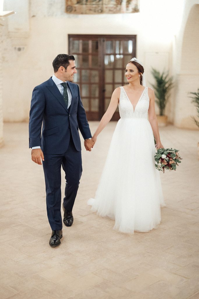 "Patios de Hacienda La Soledad en la boda de Carmen e Iván