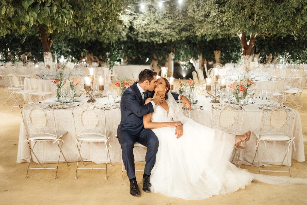 "Patios de Hacienda La Soledad en la boda de Carmen e Iván