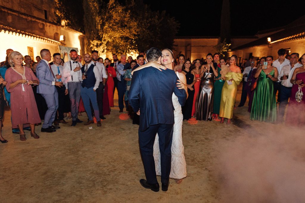 Familia y amigos en la boda de Carmen e Iván, Hacienda La Soledad
