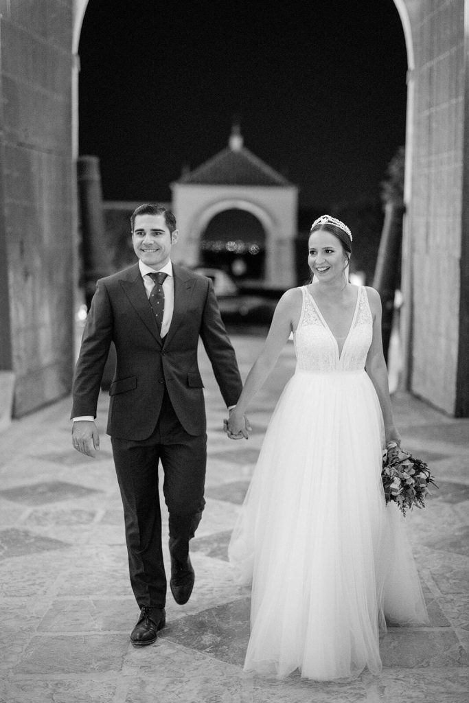 "Patios de Hacienda La Soledad en la boda de Carmen e Iván