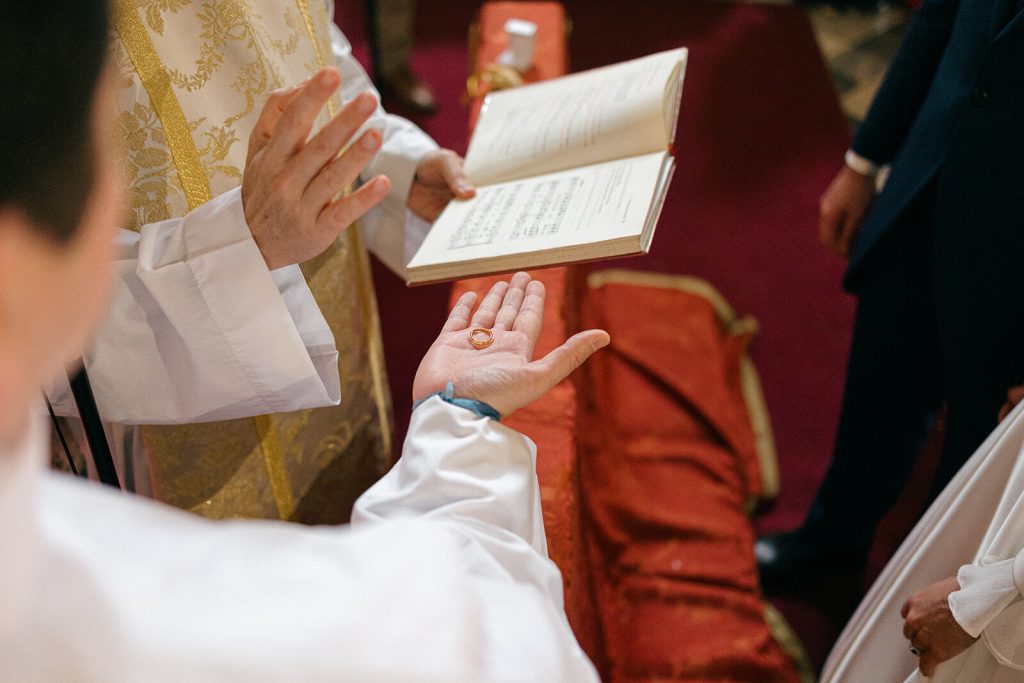 Boda religiosa de Cristina y Carlos en la Iglesia de San Juan de la Palma, Sevilla