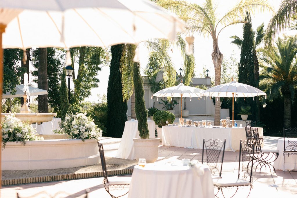 Jardines de Hacienda El Vizir en la boda de Cristina y Carlos