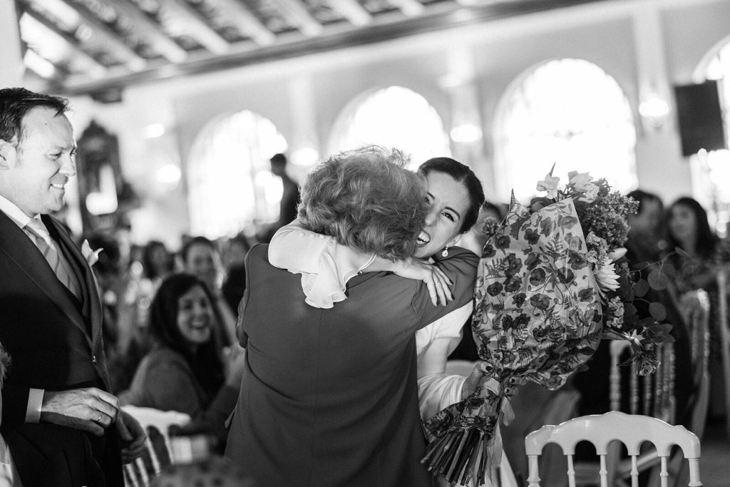 Familia y amigos en la boda de Cristina y Carlos, Hacienda El Vizir