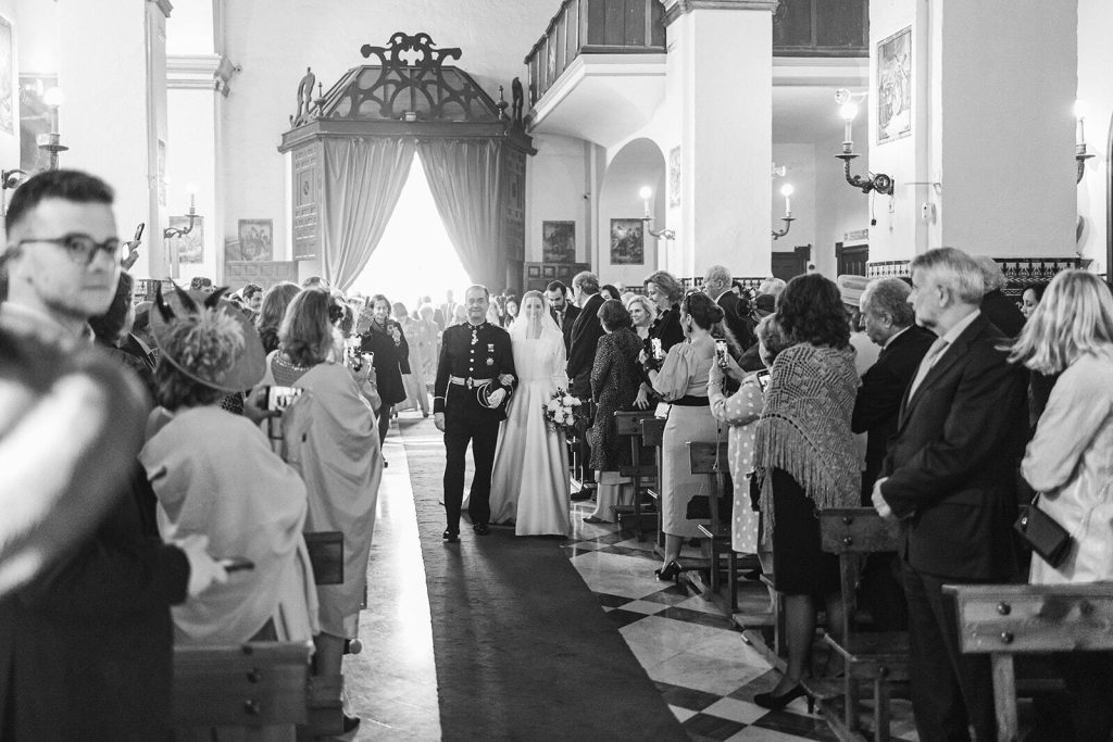 Boda religiosa de Cristina y Carlos en la Iglesia de San Juan de la Palma, Sevilla