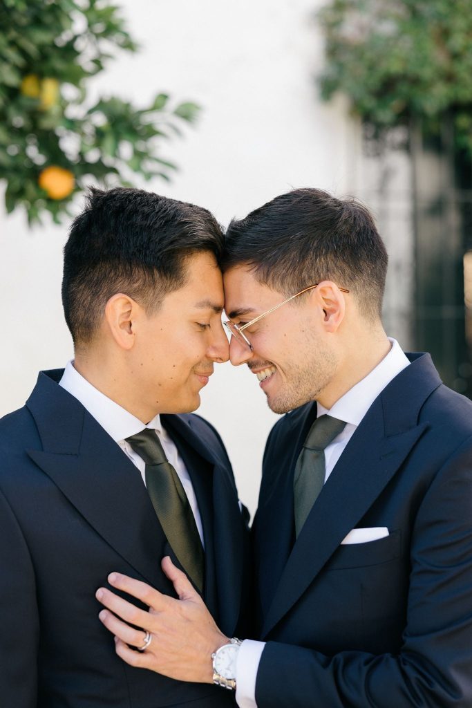 Boda civil de César y Manuel en Hacienda Villanueva del Pítamo