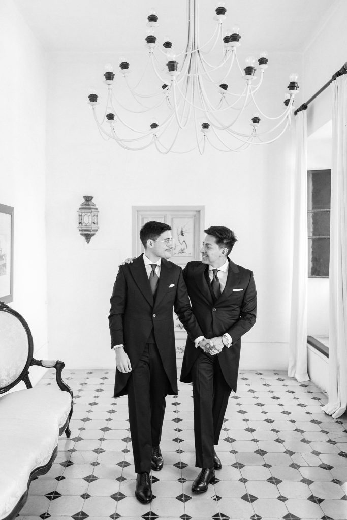 Boda civil de César y Manuel en Hacienda Villanueva del Pítamo