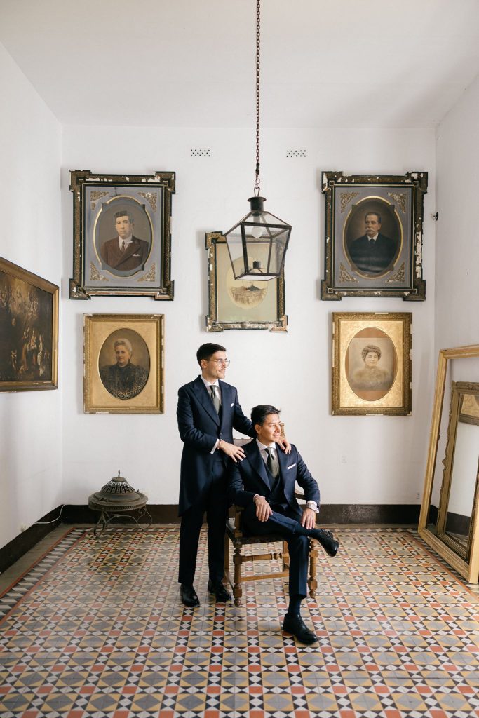 Boda civil de César y Manuel en Hacienda Villanueva del Pítamo