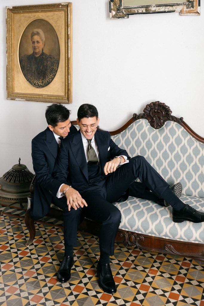 Boda civil de César y Manuel en Hacienda Villanueva del Pítamo