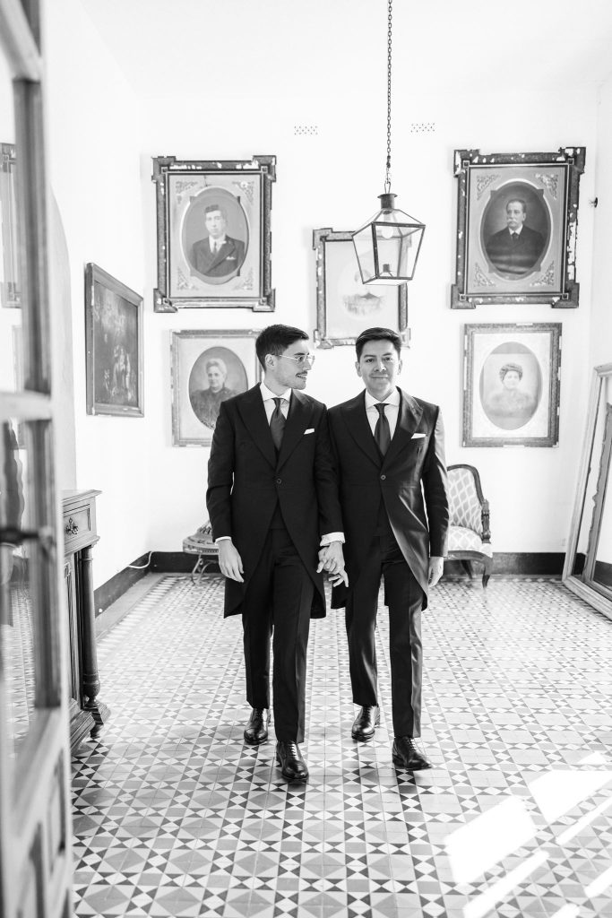 Boda civil de César y Manuel en Hacienda Villanueva del Pítamo